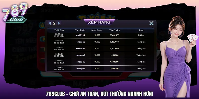 789Club – Chơi an toàn, rút thưởng nhanh hơn!